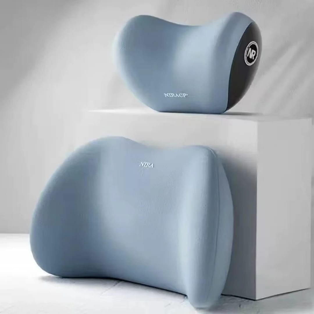 Ensemble Confort Orthopédique : Coussin Lombaire + Oreiller de Cou