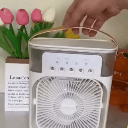 Mini Climatiseur - Ventilateur - Diffuseur et Veilleuse : Tout en UN