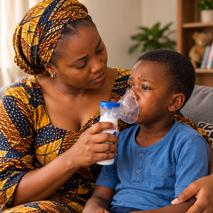 NÉBULISEUR PORTABLE : pour enfants et adultes asthmatiques en cas de crise, de sinusite ou de difficulté respiratoire